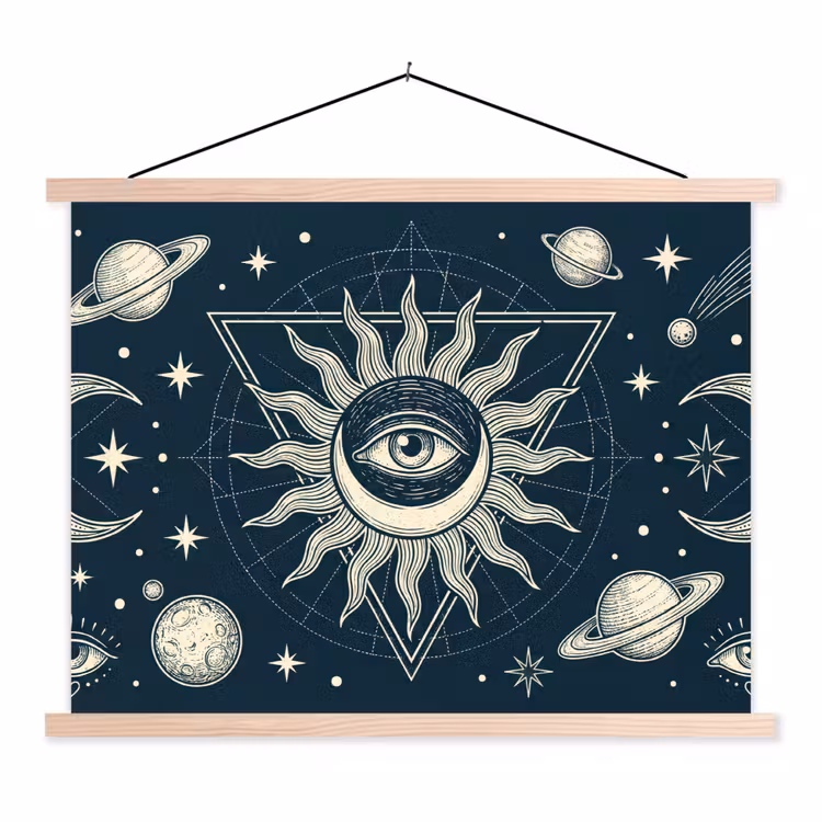 Schoolplaat - Zon Maan Sterren — 1