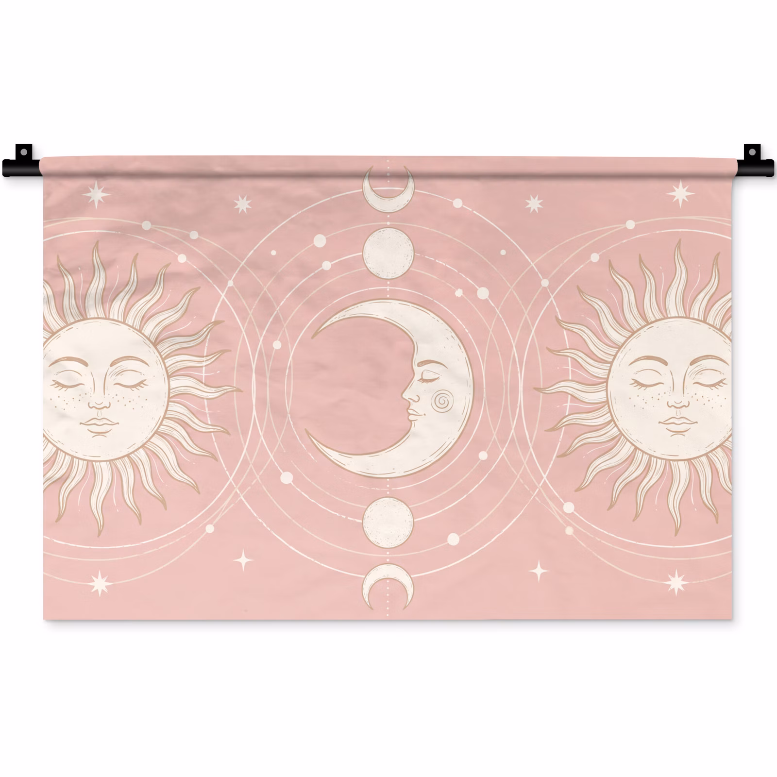 Wandkleed - Zon - Sterren - Hemel — 1