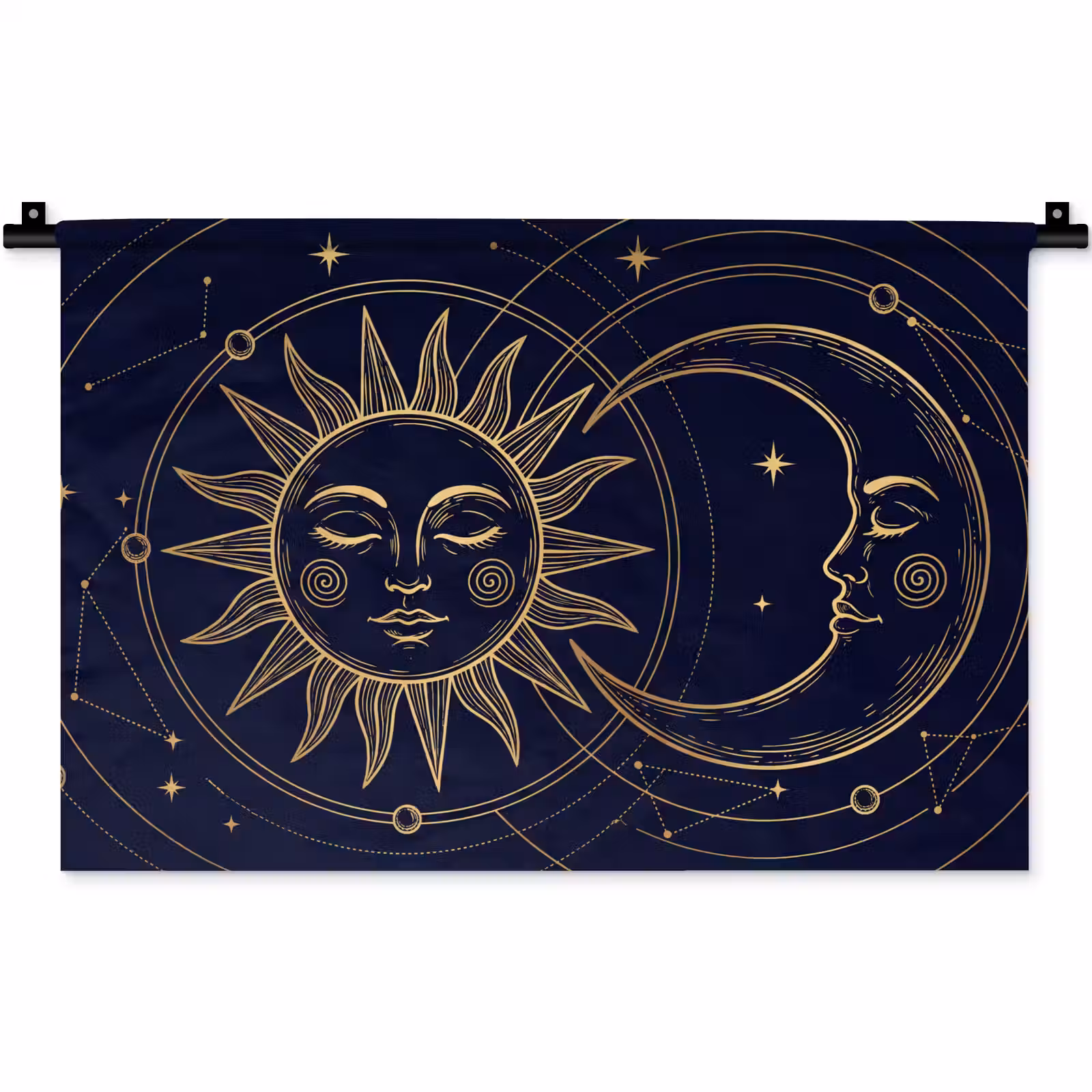 Wandkleed - Zon - Maan - Astrologie — 1