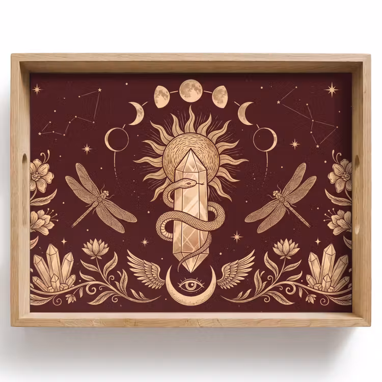 Dienblad - Mystiek - Hemel - Goud — 1