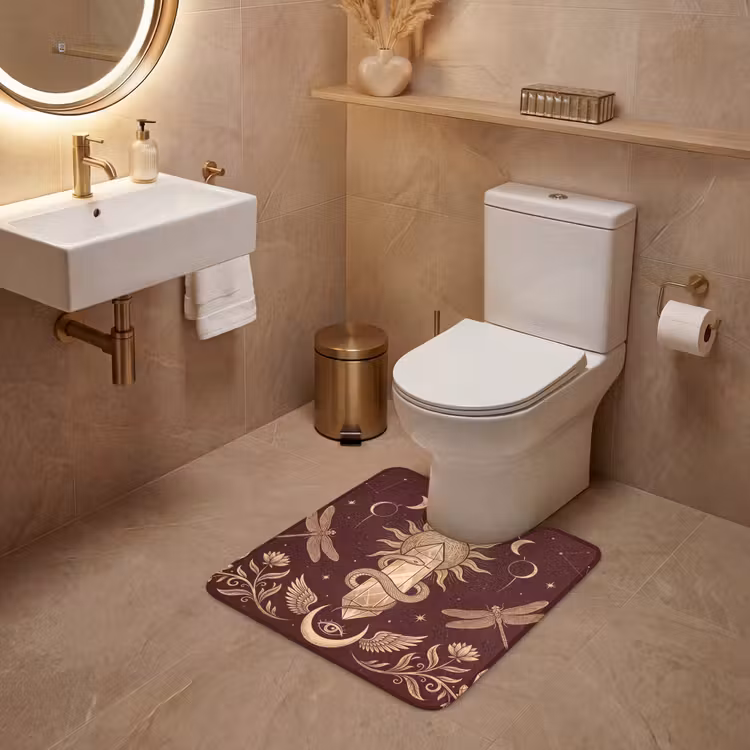 Wc Mat - Mystiek - Hemel - Goud — 3