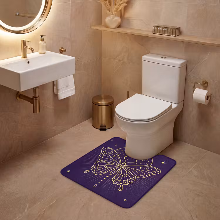 Wc Mat - Vlinder - Maan - Mystiek — 3