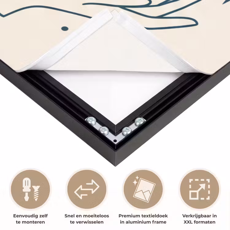 Art Frame - Zon Maan Illustratie — 4