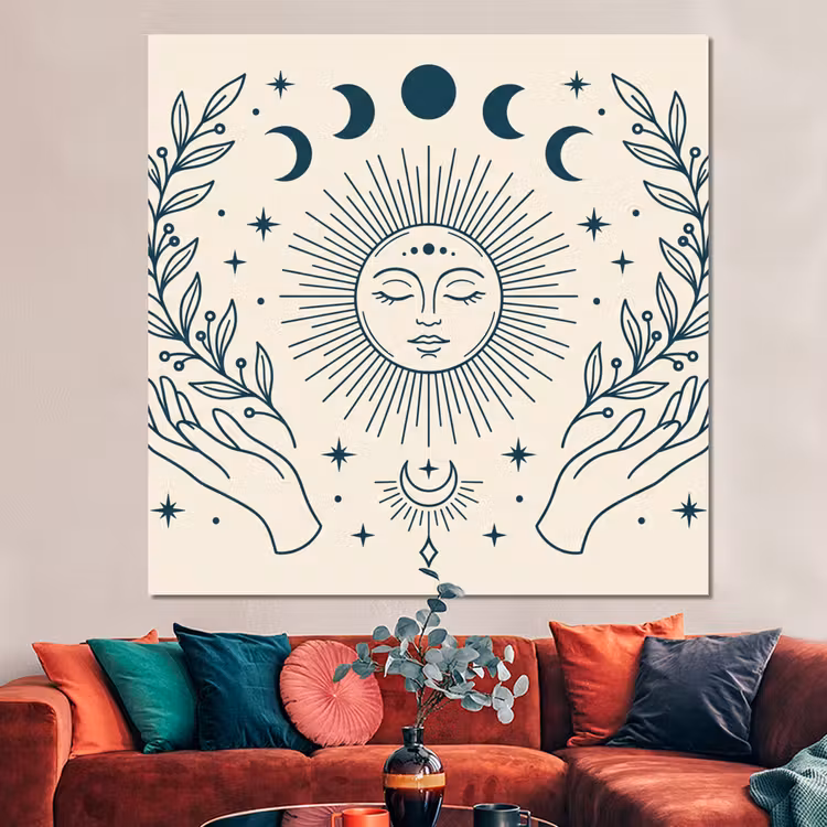 Forex - Zon Maan Illustratie — 3