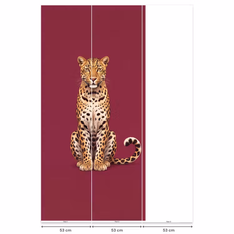 Behang - Kat - Dieren - Rood — 6
