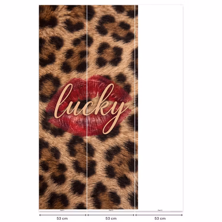 Behang - Dierenprint - Lippen - Rood — 6