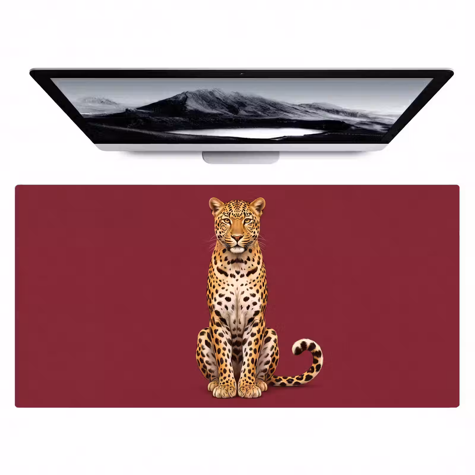 Bureau onderlegger - Kat - Dieren - Rood — 1