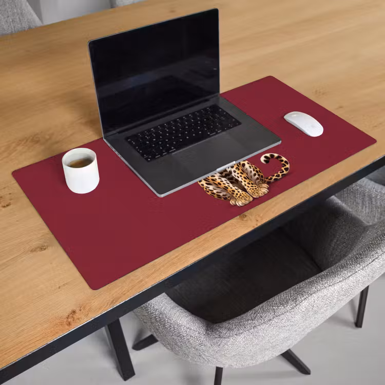 Bureau onderlegger - Kat - Dieren - Rood — 3