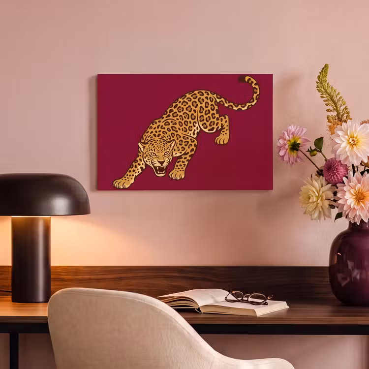 Canvas schilderij - Kat - Aanvallend - Dieren — 6