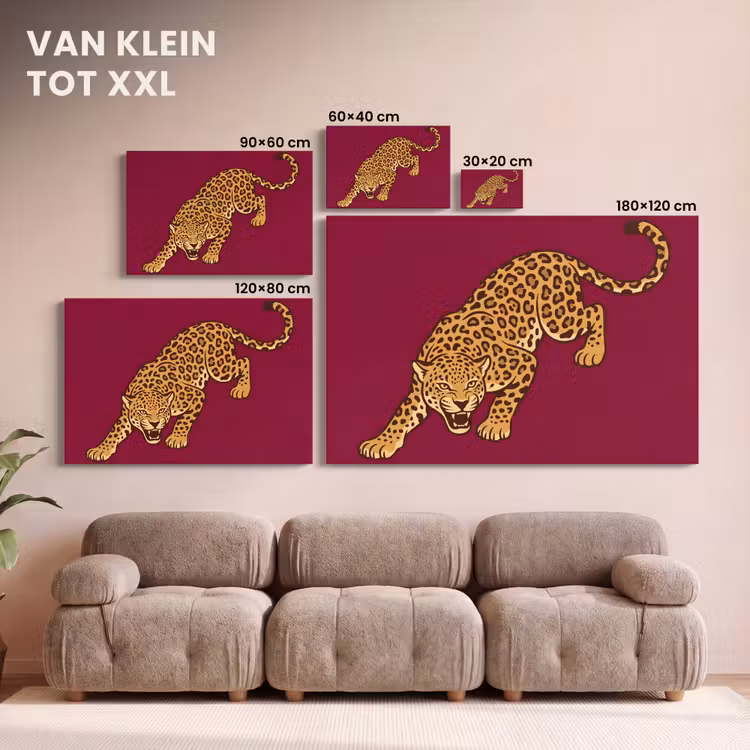 Canvas schilderij - Kat - Aanvallend - Dieren — 8