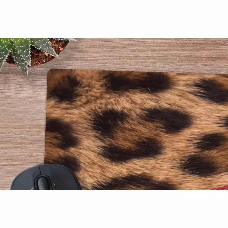 Muismat - Dierenprint - Lippen - Rood — 5