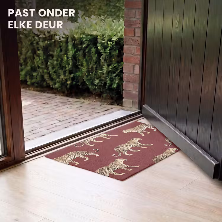 Deurmat - Katten - Patroon - Rood — 7