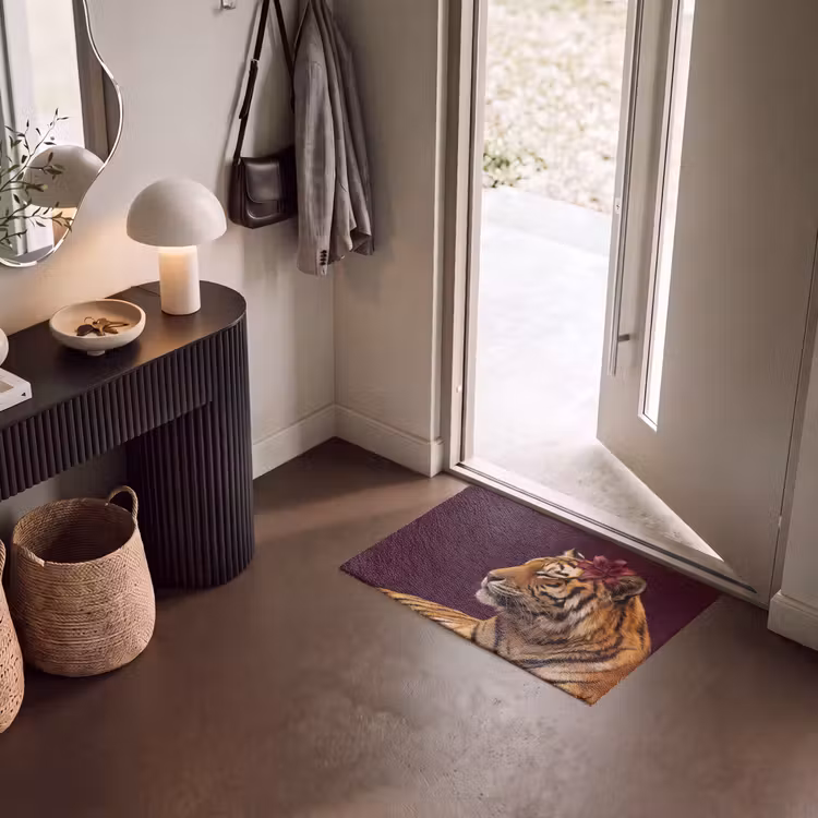 Deurmat - Tijger - Bloem - Dieren — 8