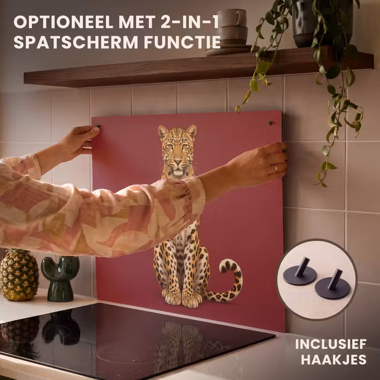 Inductie beschermer - Kat - Dieren - Rood — 10