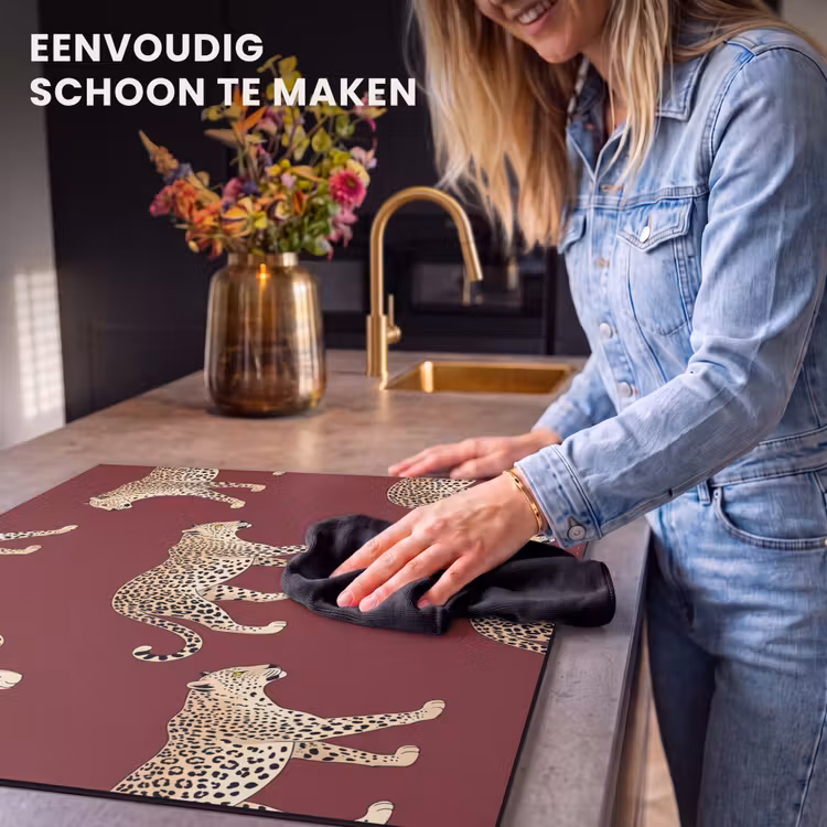 Inductie beschermer - Katten - Patroon - Rood — 6