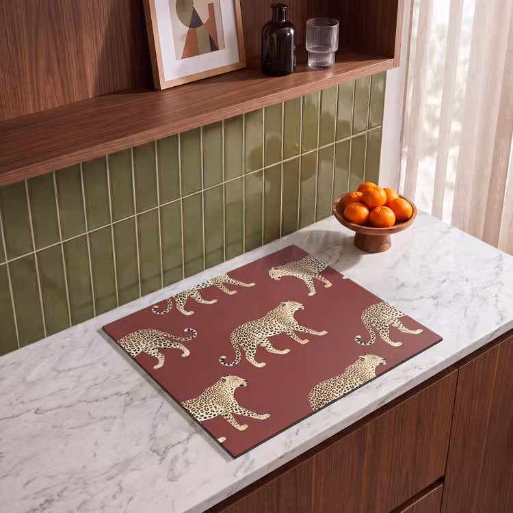 Inductie beschermer - Katten - Patroon - Rood — 8