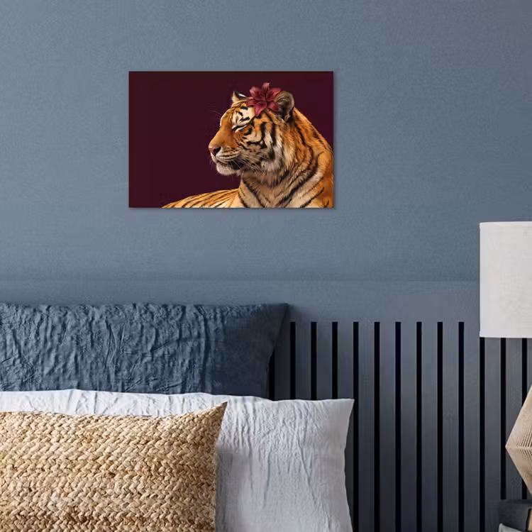 Poster - Tijger - Bloem - Dieren — 3