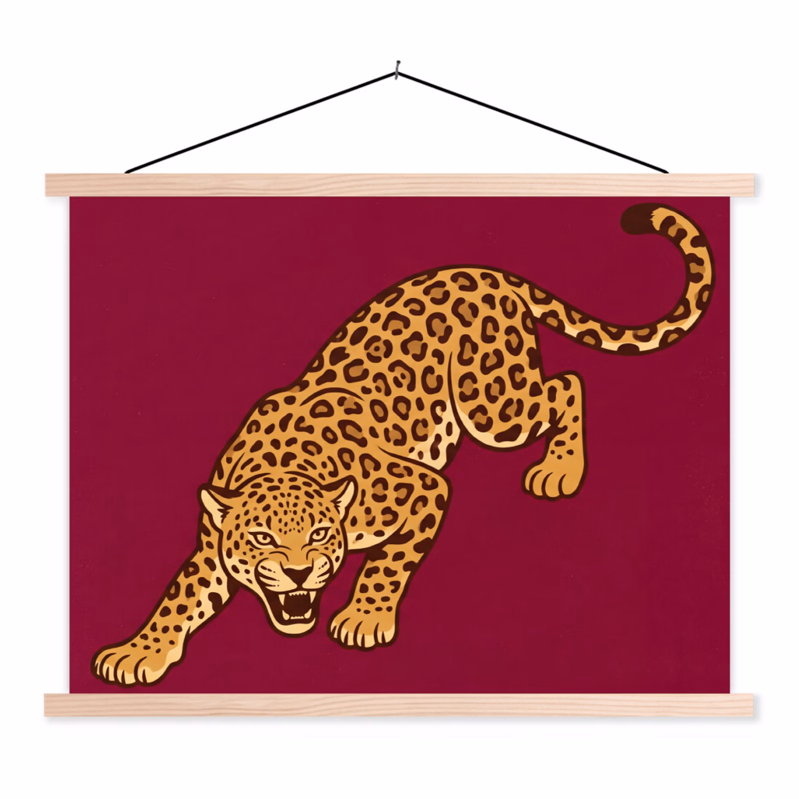 Schoolplaat - Kat - Aanvallend - Dieren — 1