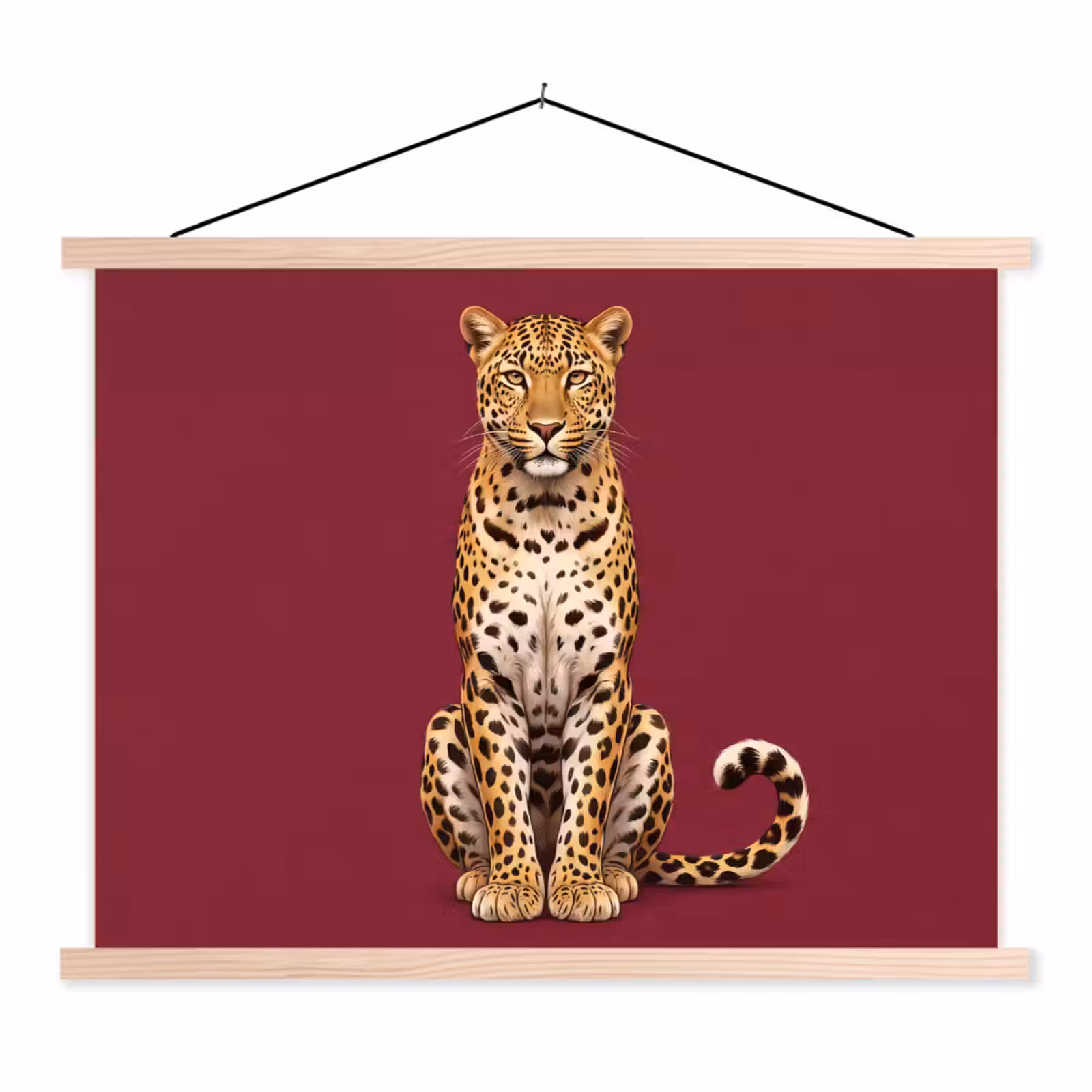 Schoolplaat - Kat - Dieren - Rood — 1