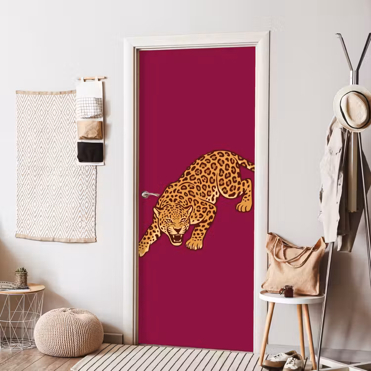 Deursticker - Kat - Aanvallend - Dieren — 8