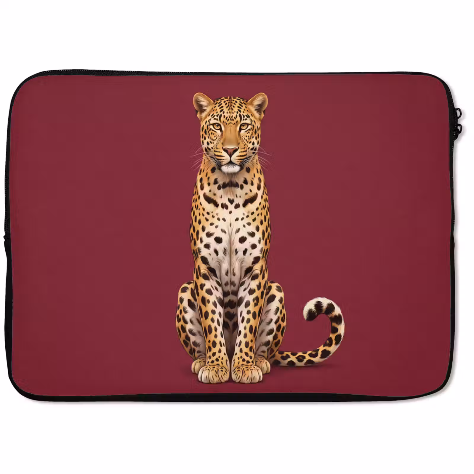 Laptophoes - Kat - Dieren - Rood — 1