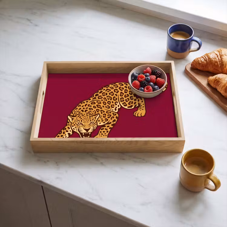 Dienblad - Kat - Aanvallend - Dieren — 4
