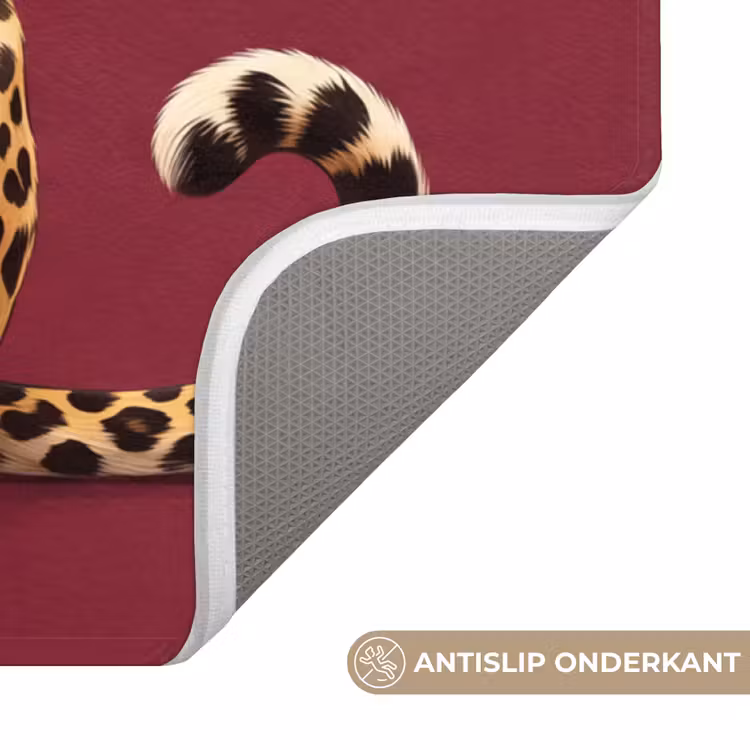 Wc Mat - Kat - Dieren - Rood — 4