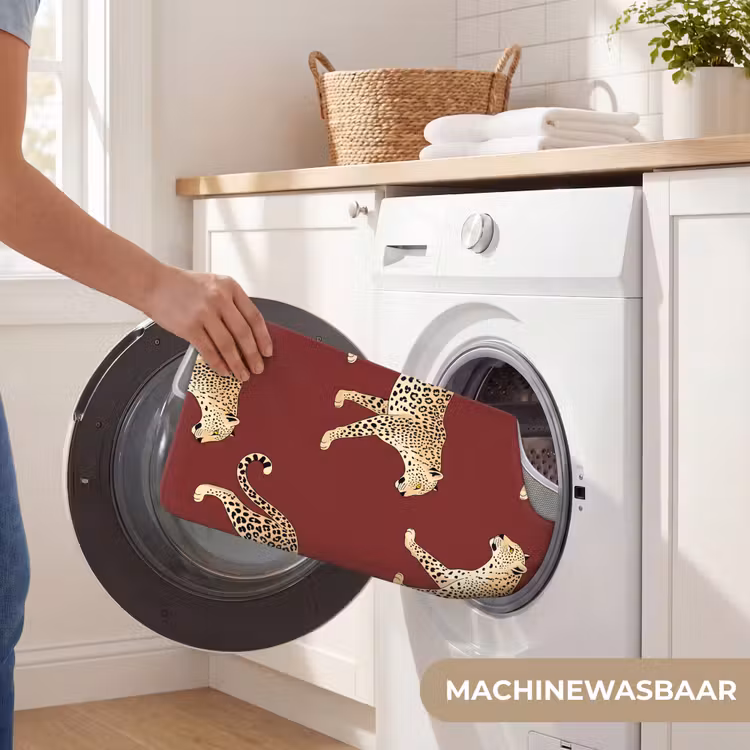 Wc Mat - Katten - Patroon - Rood — 6