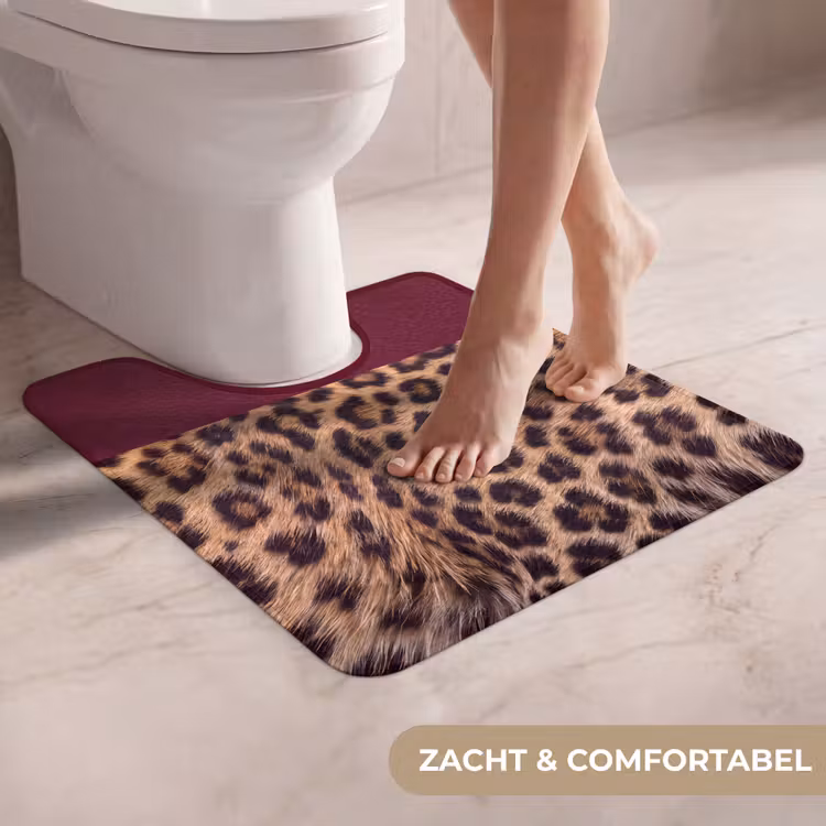 Wc Mat - Vacht - Patroon - Bordeaux — 5
