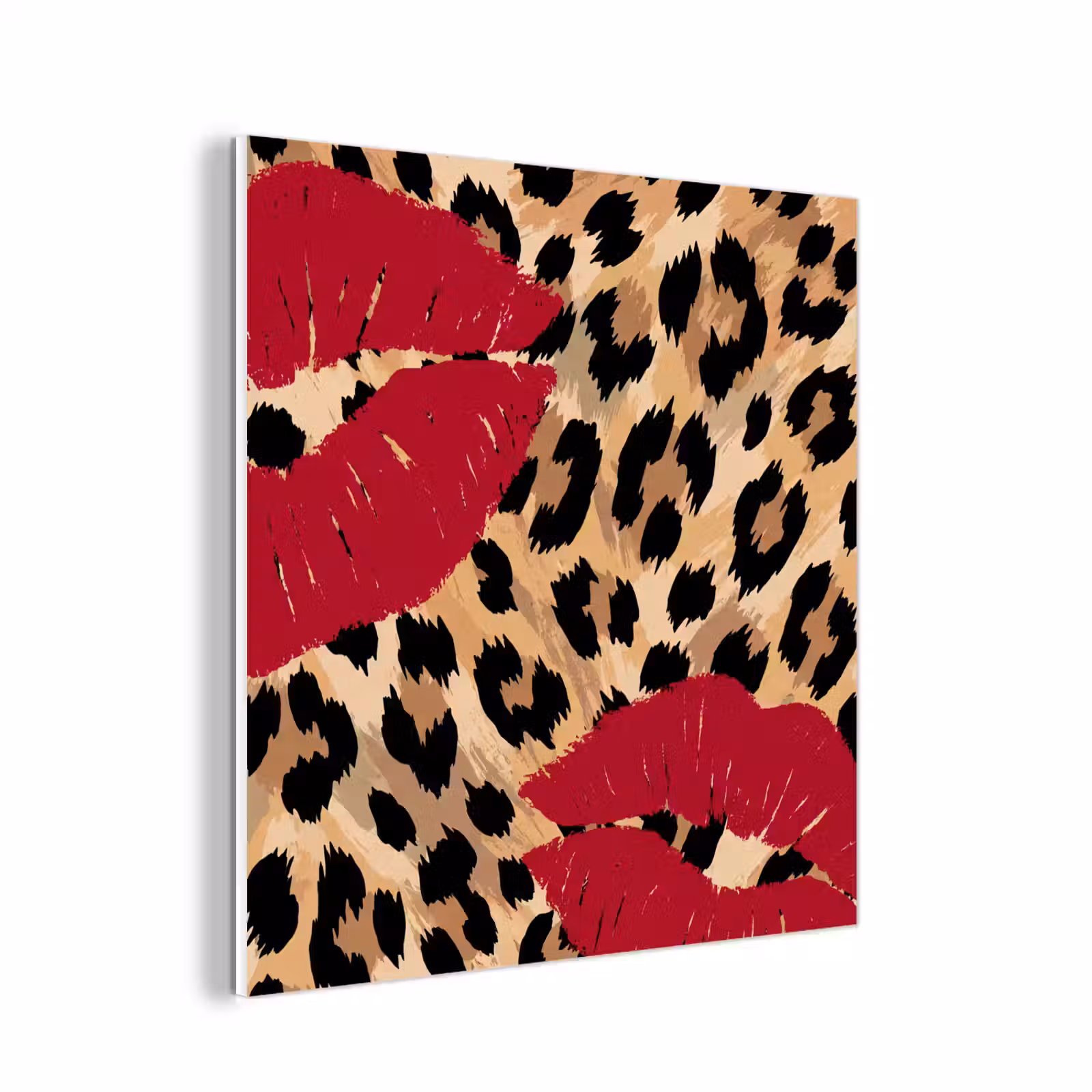 Forex - Kusafdruk - Dierenprint - Rood — 1