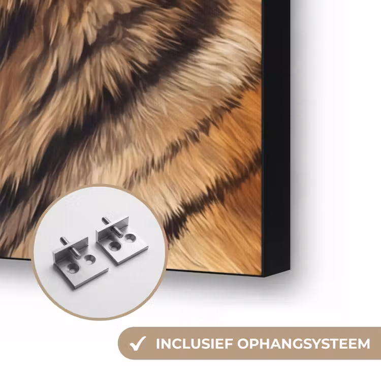 Art Frame - Tijger - Bloem - Dieren — 6