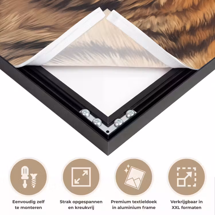Art Frame - Tijger - Bloem - Dieren — 8
