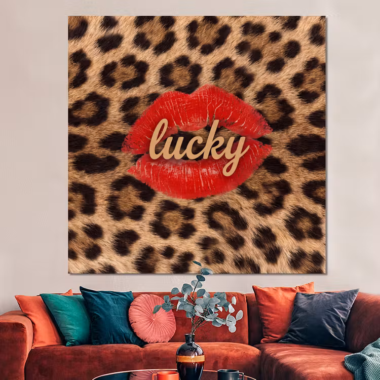 Forex - Dierenprint - Lippen - Rood — 3