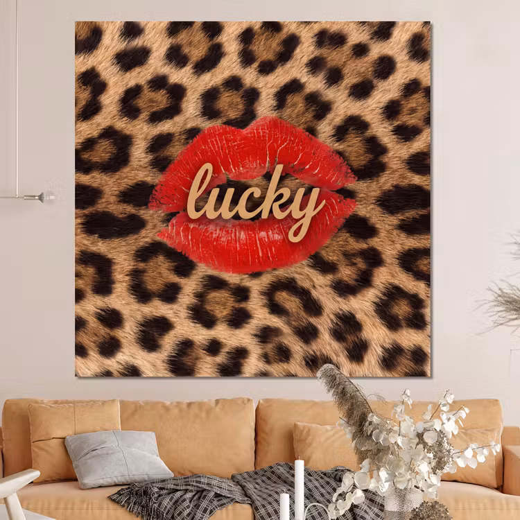 Forex - Dierenprint - Lippen - Rood — 4