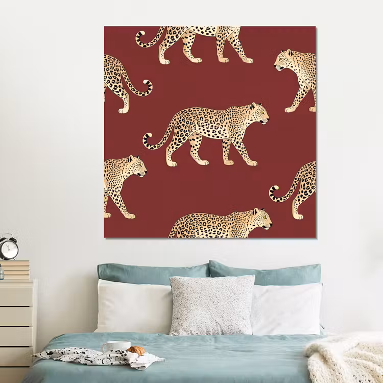 Forex - Katten - Patroon - Rood — 2