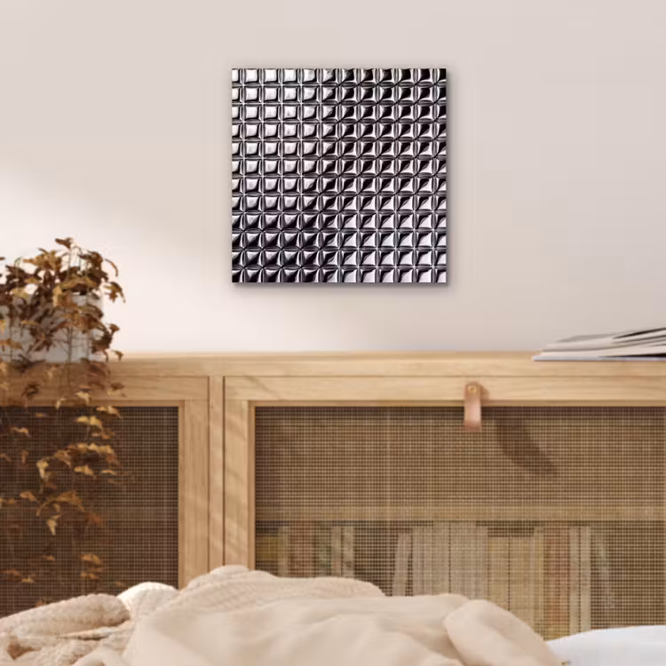 Aluminium schilderij - Patroon - Abstract - Zwart-wit — 4