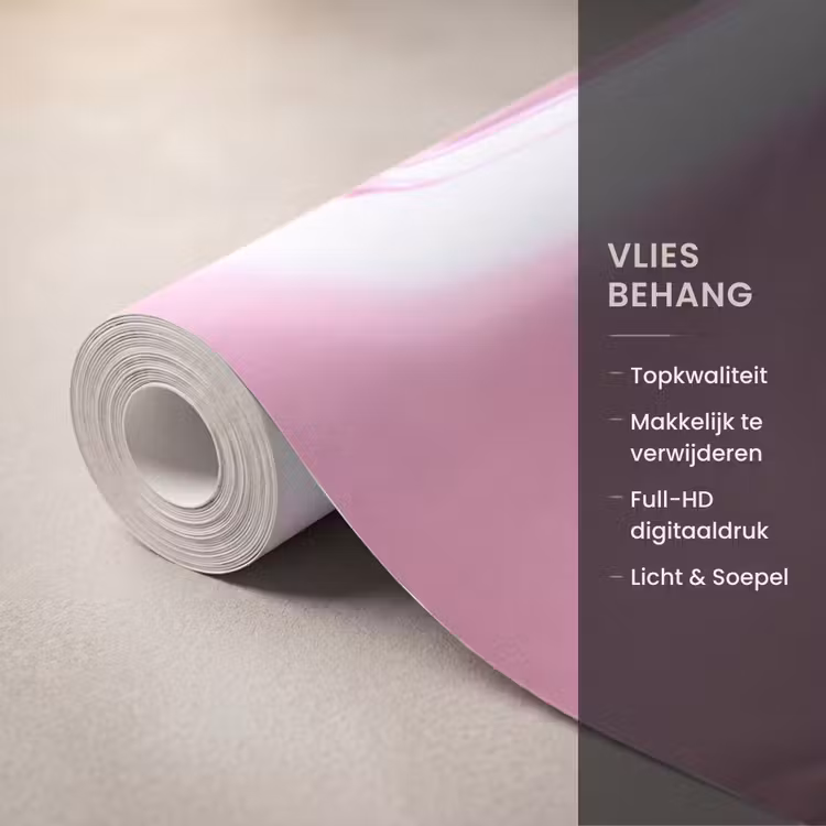 Behang - Sterren - Roze - Abstract β 3