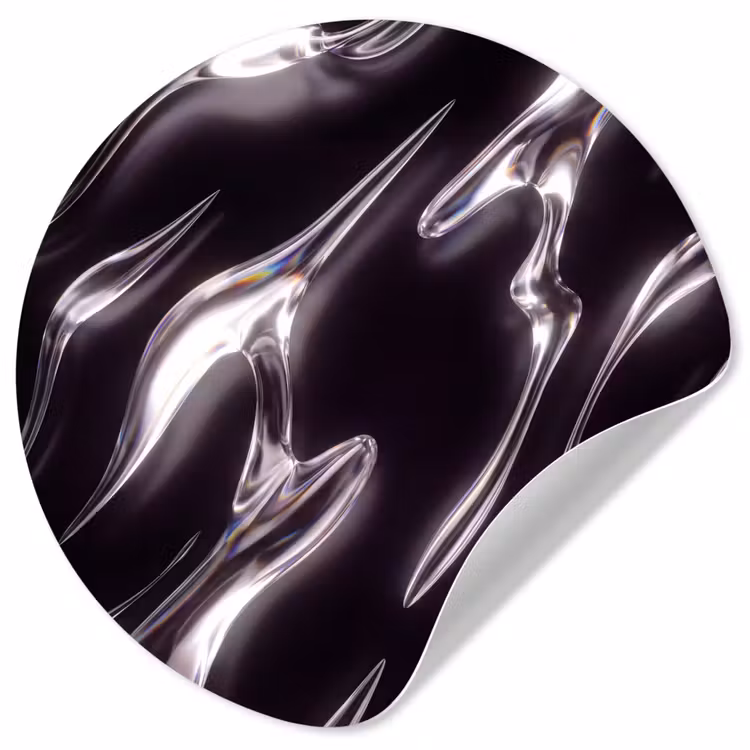 Behangcirkel - Glas - Vormen - Abstract — 1
