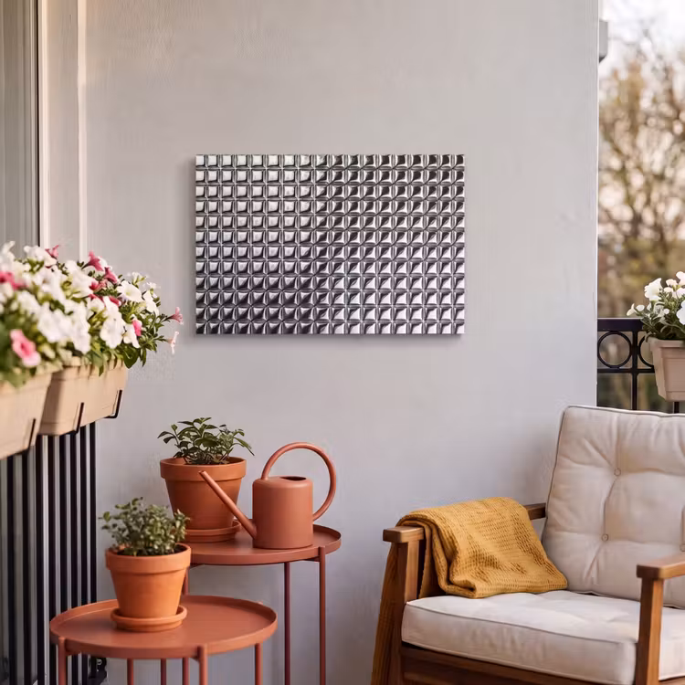 Buiten canvas - Patroon - Abstract - Zwart-wit — 3