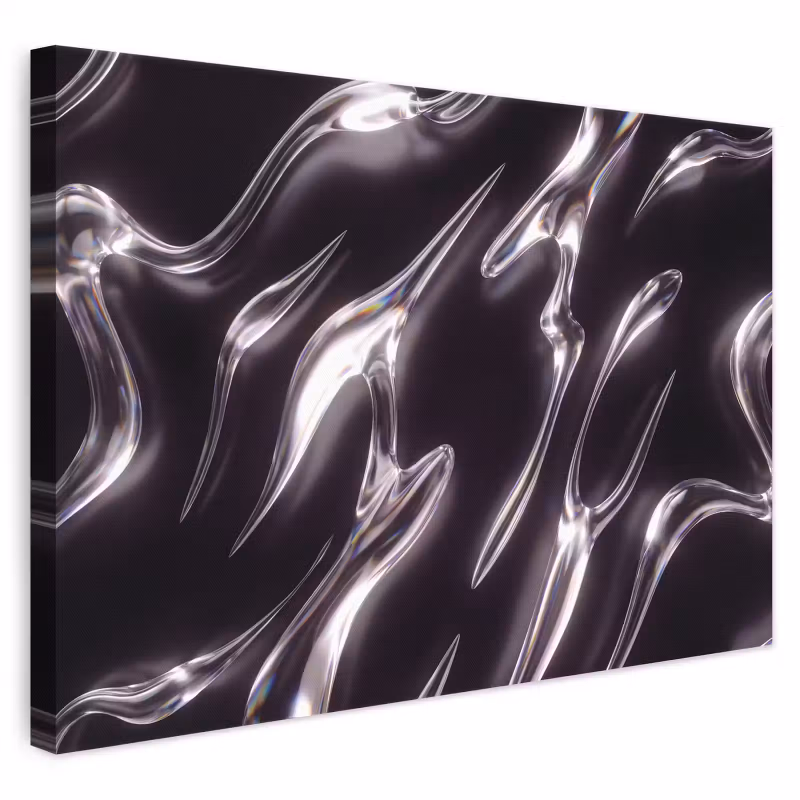 Canvas schilderij - Glas - Vormen - Abstract — 1