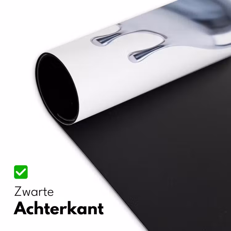 Bureau onderlegger - Zilveren hart - Abstract — 5