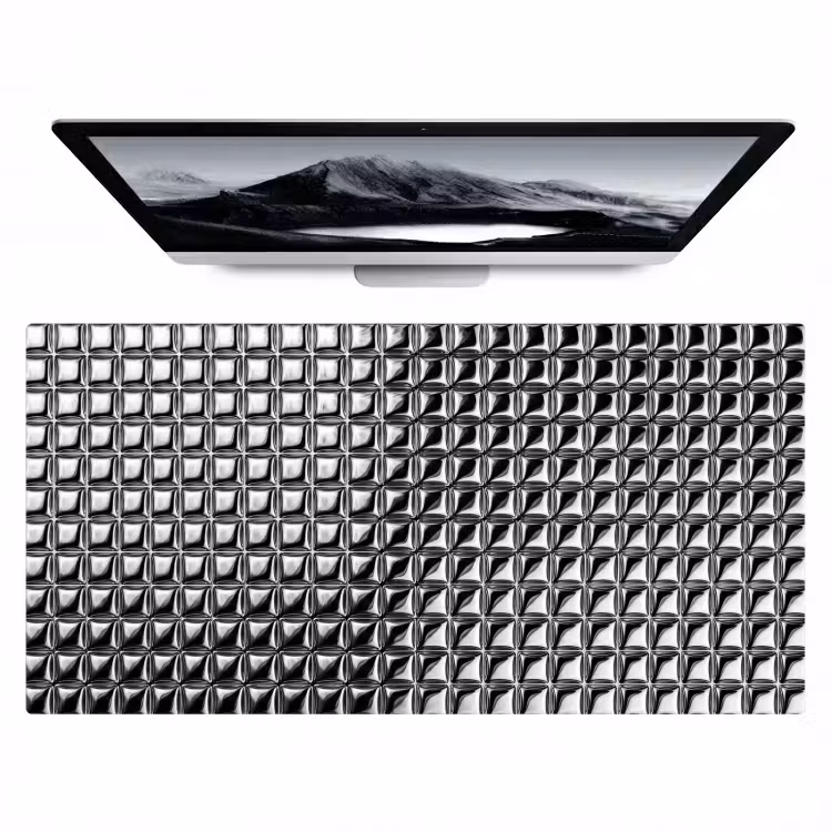 Bureau onderlegger - Patroon - Abstract - Zwart-wit — 1