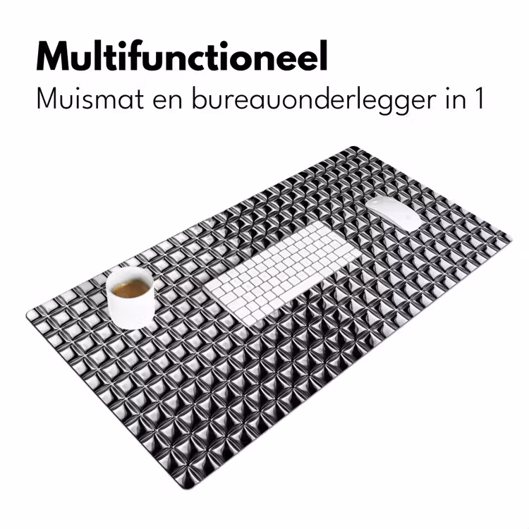 Bureau onderlegger - Patroon - Abstract - Zwart-wit — 7