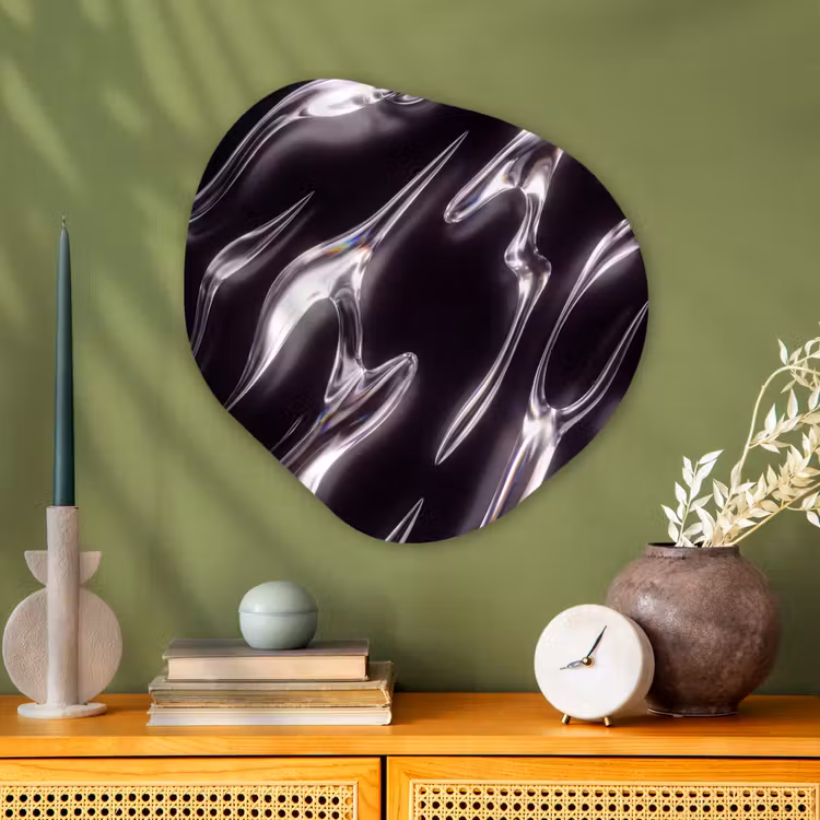Organisch schilderij - Glas - Glas - Vormen - Abstract — 2