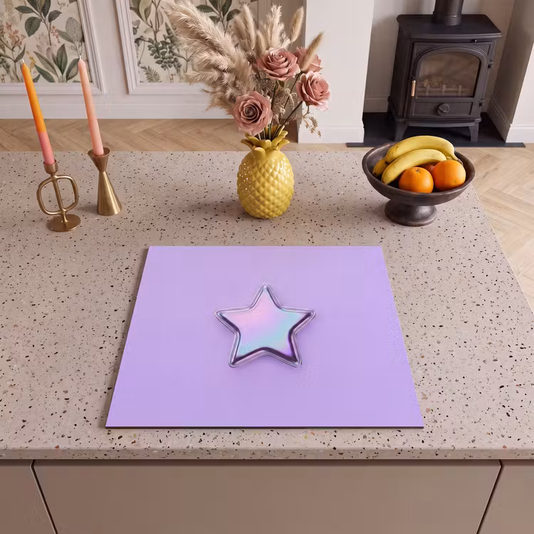 Inductie beschermer - Ster - Holografisch - Modern — 2
