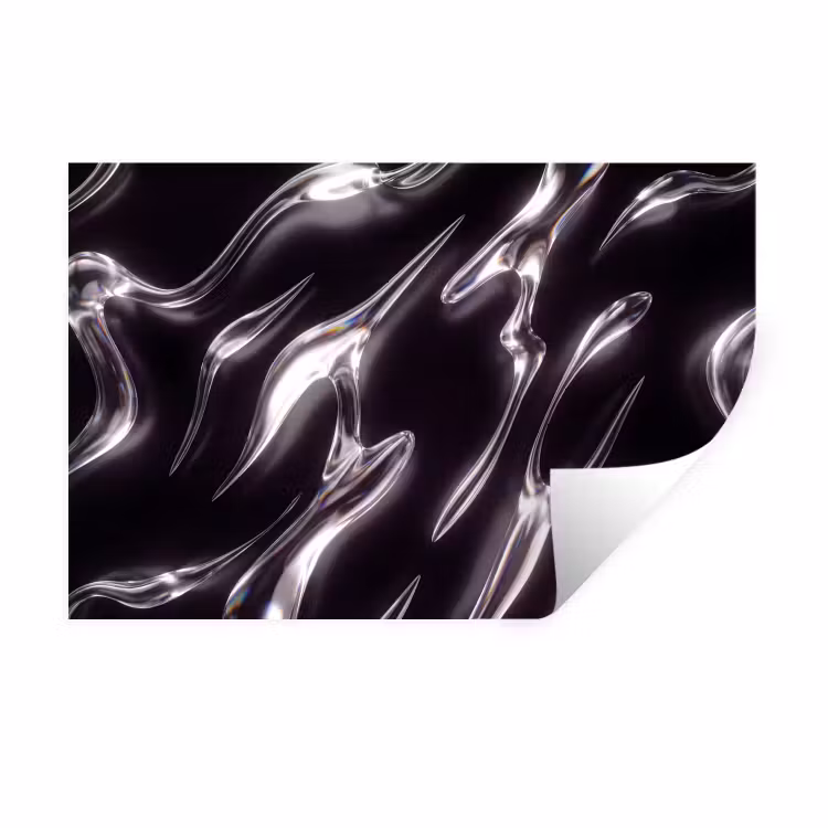 Muursticker - Glas - Vormen - Abstract — 1