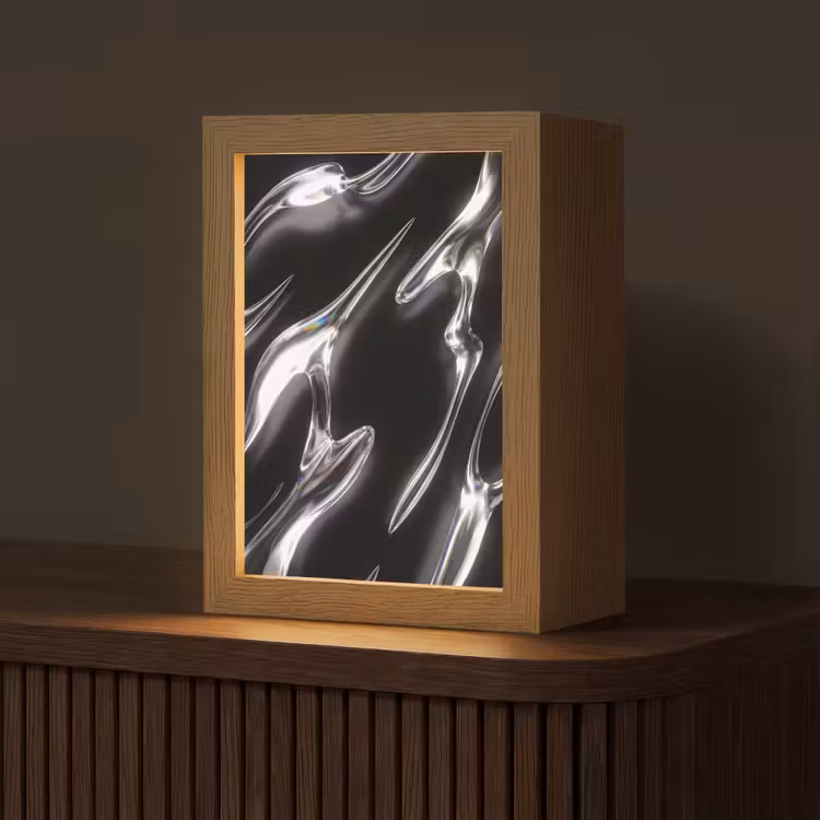 Gepersonaliseerde Lightbox - Glas - Vormen - Abstract — 1
