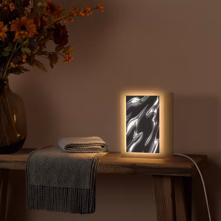 Gepersonaliseerde Lightbox - Glas - Vormen - Abstract — 3