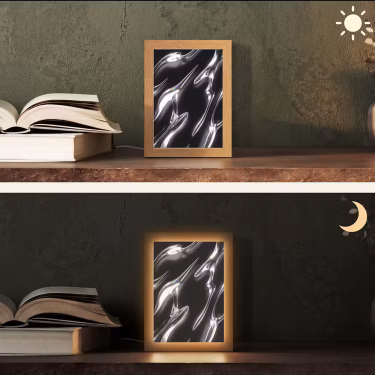 Gepersonaliseerde Lightbox - Glas - Vormen - Abstract — 5