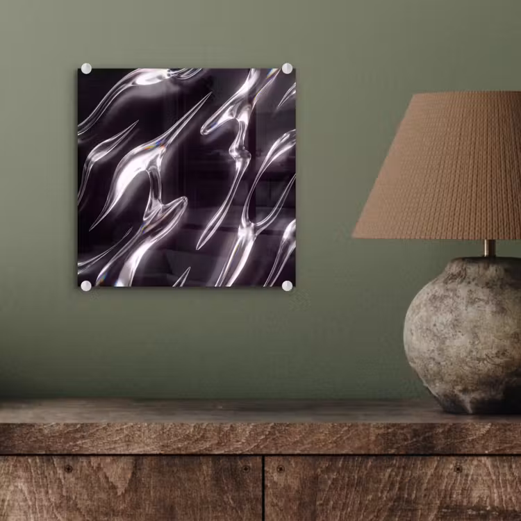 Glas schilderij - Glas - Vormen - Abstract — 4